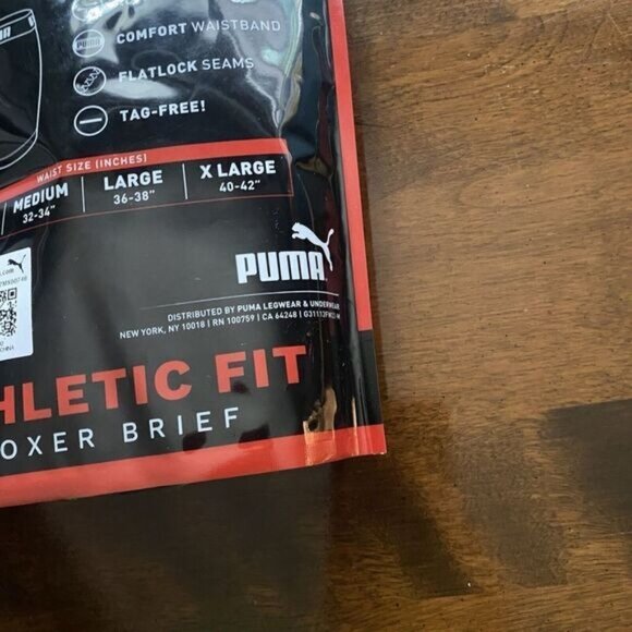 PUMA Men's 3 Pack Performance underwear Boxer Briefs Size S Black  Comfort New - Picture 6 of 10